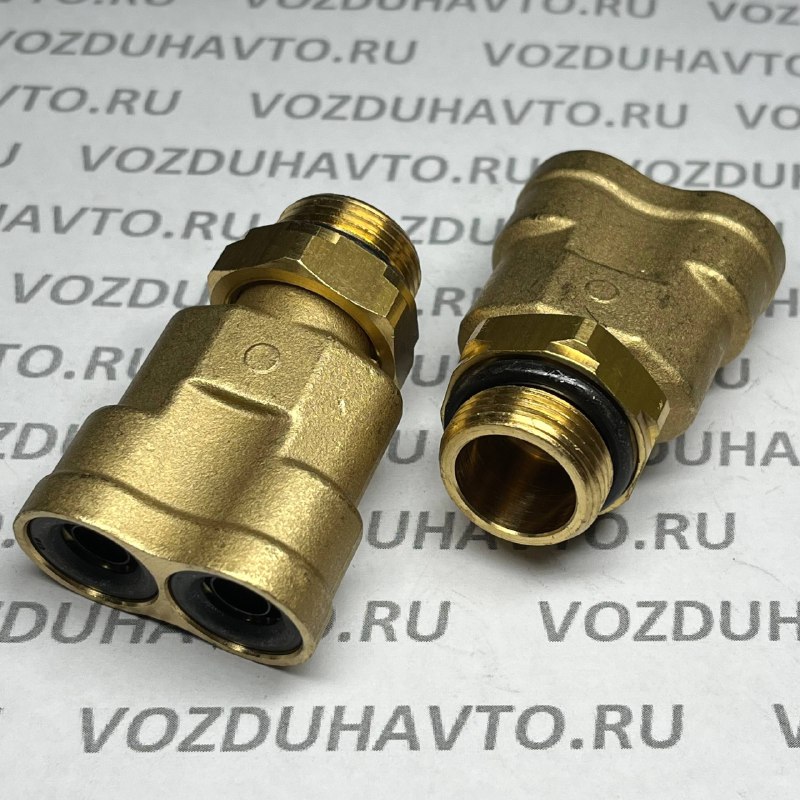 Фитинг тройник 12 -М22 -12 Y-образный Camozzi 9450