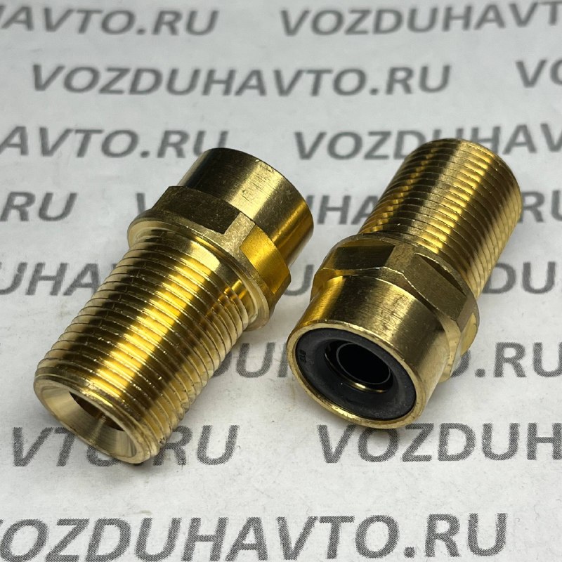 Фитинг прямой 12-М20 (длинная резьба) Camozzi 9590