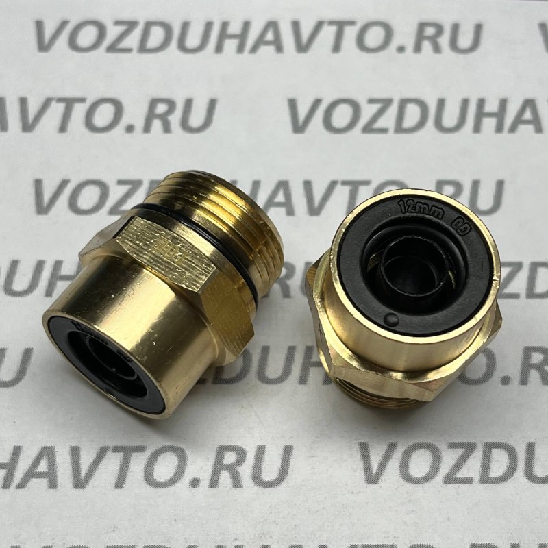 Фитинг прямой 12-М22 Camozzi C9512 (НОВАЯ СЕРИЯ)