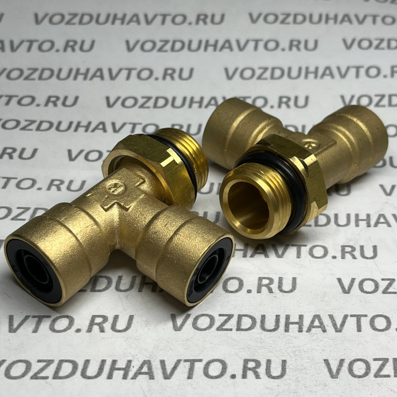 Фитинг тройник 12 -12 -М22 Camozzi C9422 (НОВАЯ СЕРИЯ)