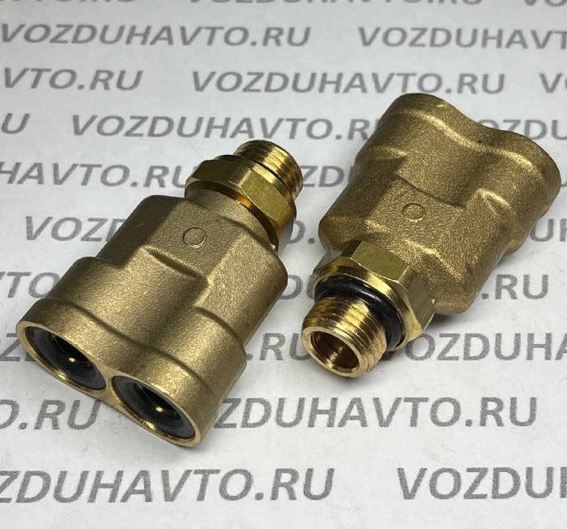 Фитинг тройник 12 -М16 - 12 Y-образный Camozzi 9450