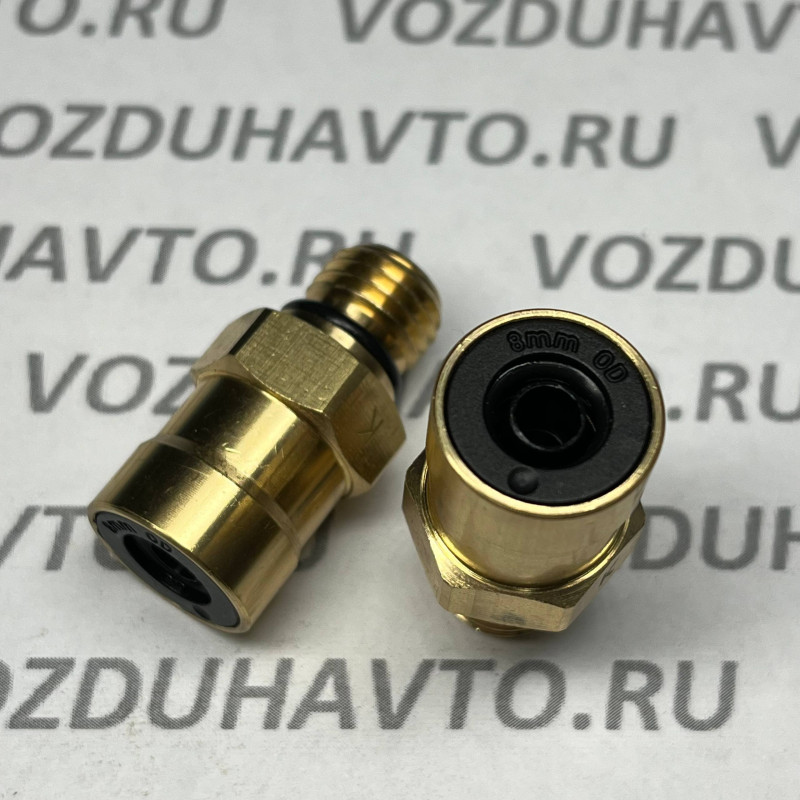 Фитинг прямой 08-М12 Camozzi C9512 (НОВАЯ СЕРИЯ)