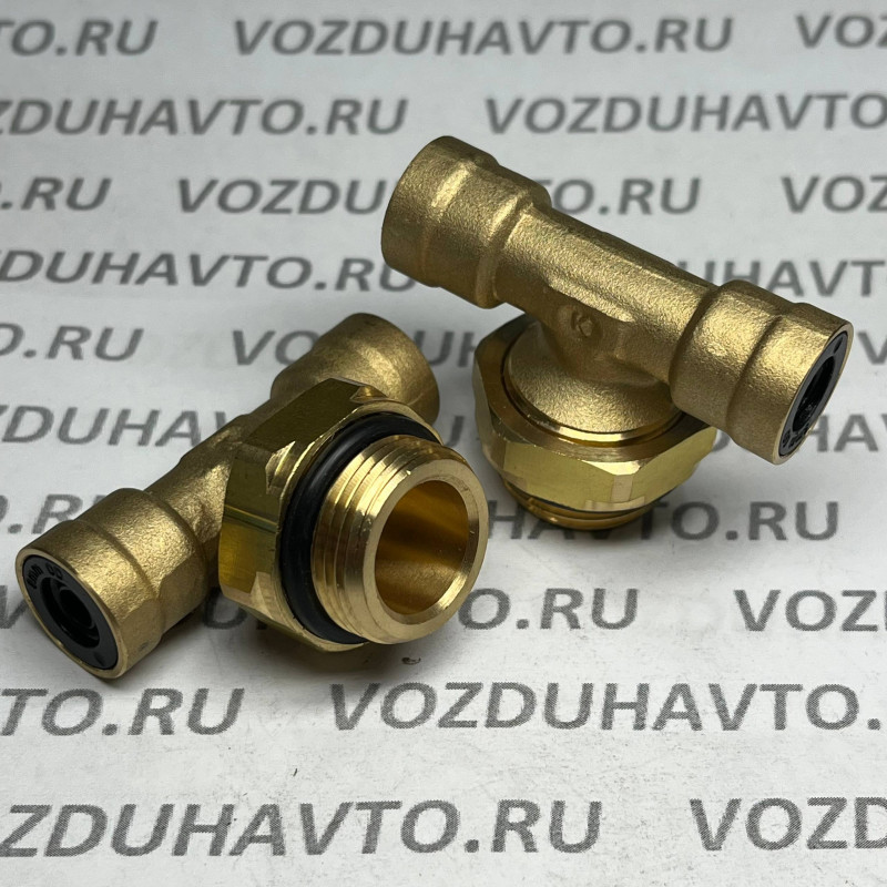Фитинг тройник 08-М22-08 Camozzi C9412 (НОВАЯ СЕРИЯ)