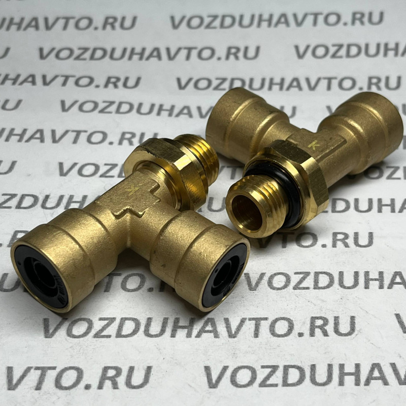 Фитинг тройник 10-10-М16 Camozzi C9422 (НОВАЯ СЕРИЯ)