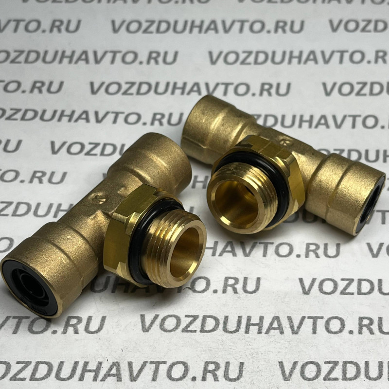 Фитинг тройник 10-М22-10 Camozzi C9412 (НОВАЯ СЕРИЯ)