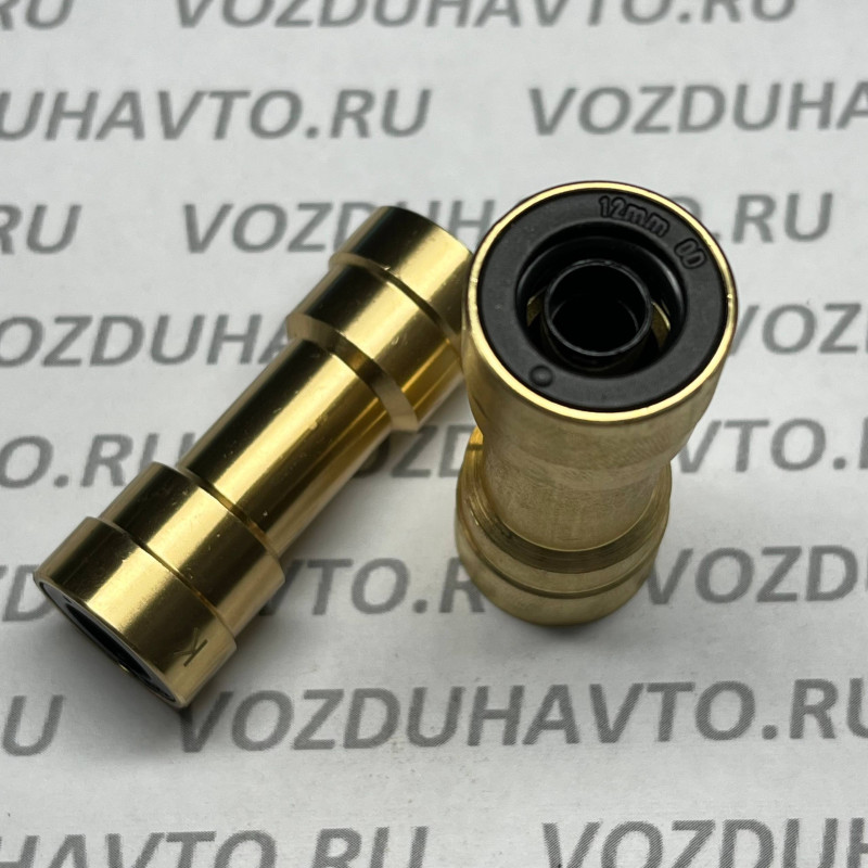 Фитинг прямой 12-12 (соеденитель) Camozzi C9580 (НОВАЯ СЕРИЯ)