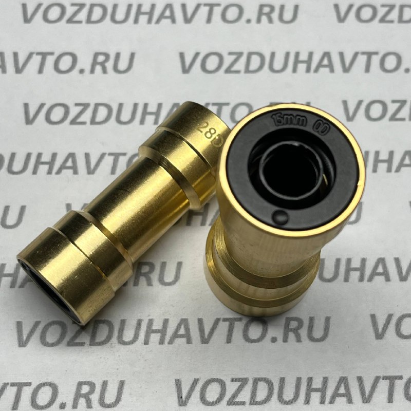 Фитинг прямой 15-15 (соединитель) Camozzi C9580 15-C (НОВАЯ СЕРИЯ)