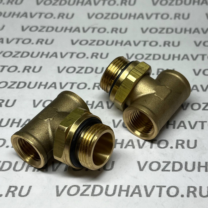 Тройник М16вн - М22 - М16вн ТИСКОН (РОССИЯ) (аналог Camozzi D2062)