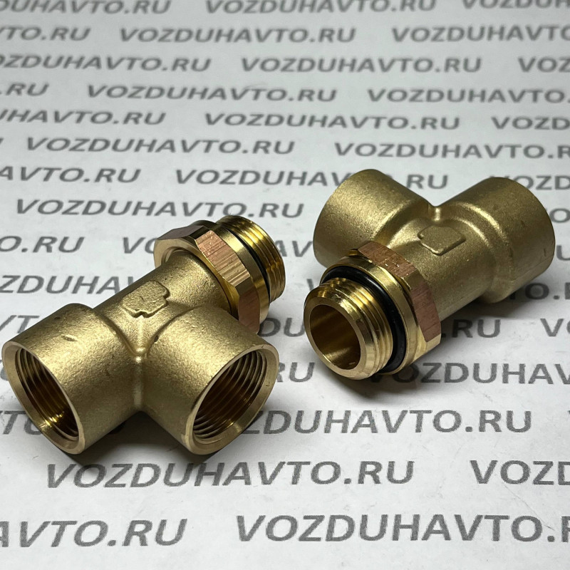 Тройник М22 - М22вн - М22вн ТИСКОН (РОССИЯ) аналог Camozzi D2072