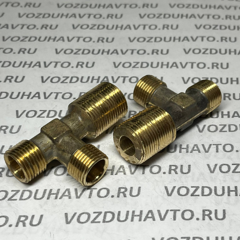 Тройник М18 х М18 х М22 голый