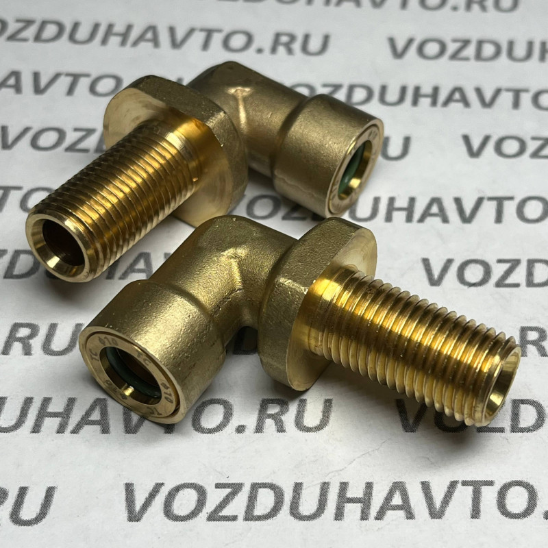 Фитинг угловой 10-М14 ТИСКОН (РОССИЯ) (аналог Camozzi 9502)