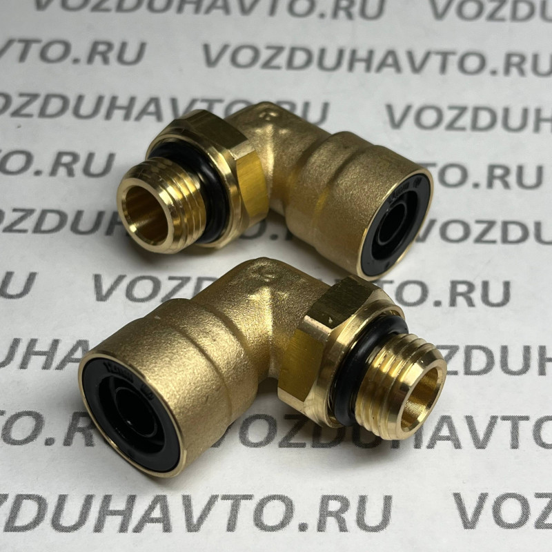 Фитинг угловой 12-М16 Camozzi C9502 (НОВАЯ СЕРИЯ)