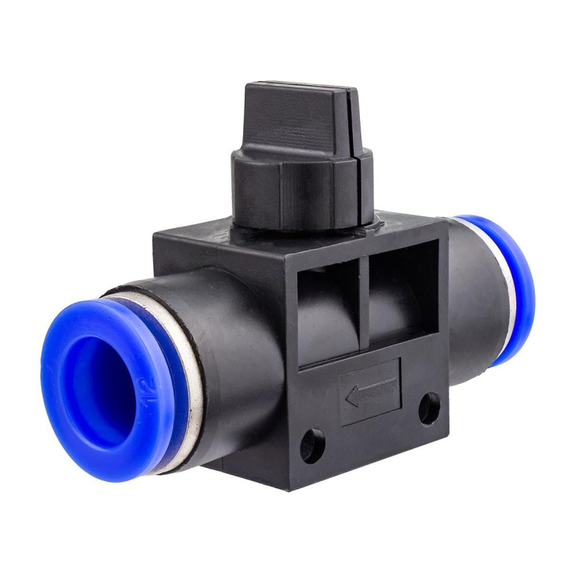 Фитинг соед. для трубок Ф 8 мм (тройник) с краником