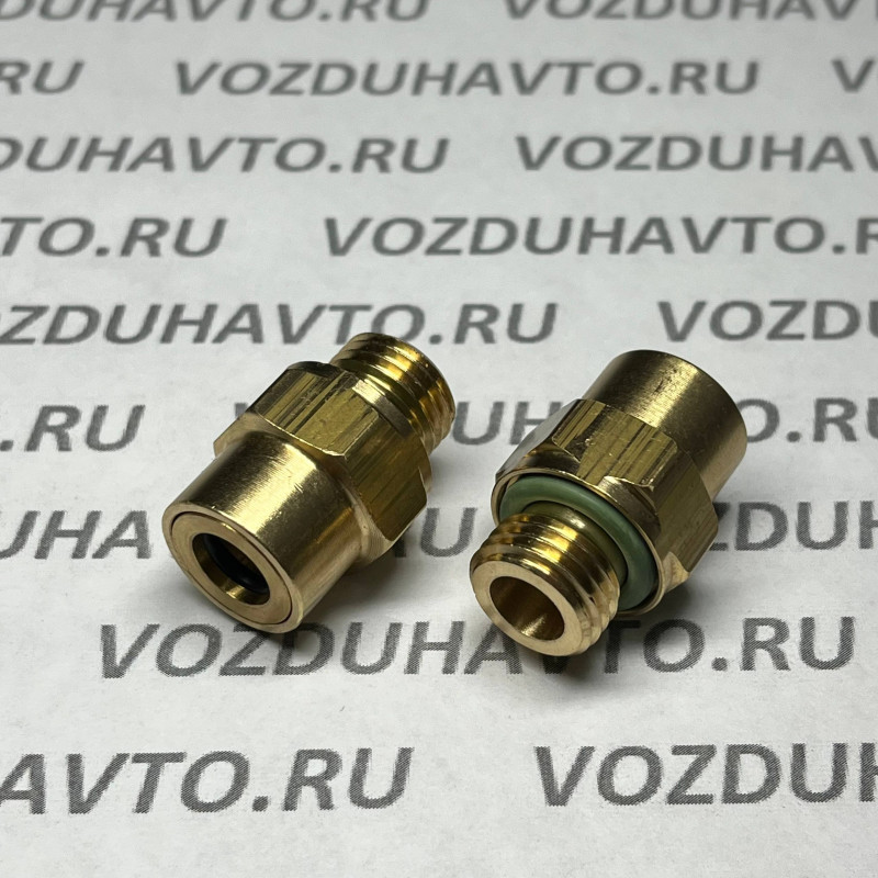 Фитинг прямой 08-М14 ТИСКОН (РОССИЯ) (аналог Camozzi 9512)