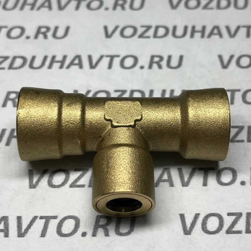 Фитинг тройник 12 - 8 - 12 ТИСКОН (РОССИЯ) (аналог Camozzi 9540/D6540)