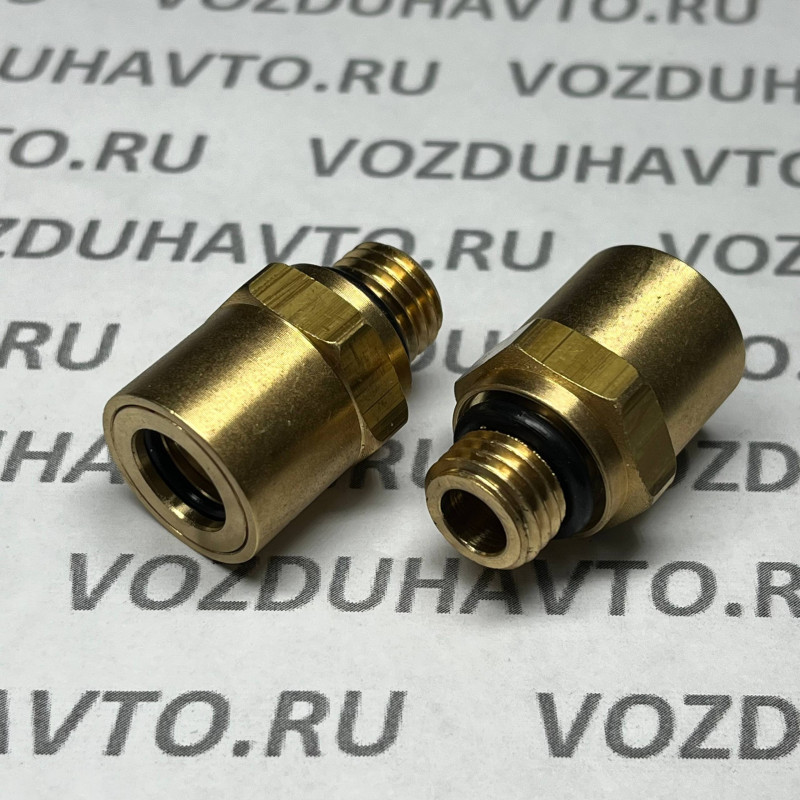 Фитинг прямой 10-М12 ТИСКОН (РОССИЯ) (аналог Camozzi 9512)