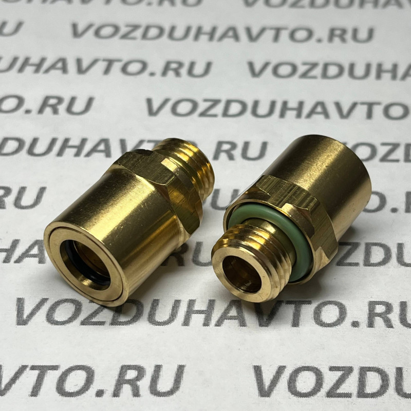 Фитинг прямой 10-М14 ТИСКОН (РОССИЯ) (аналог Camozzi 9512)