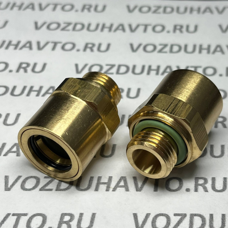 Фитинг прямой 15-М16 ТИСКОН (РОССИЯ) (аналог Camozzi 9512)