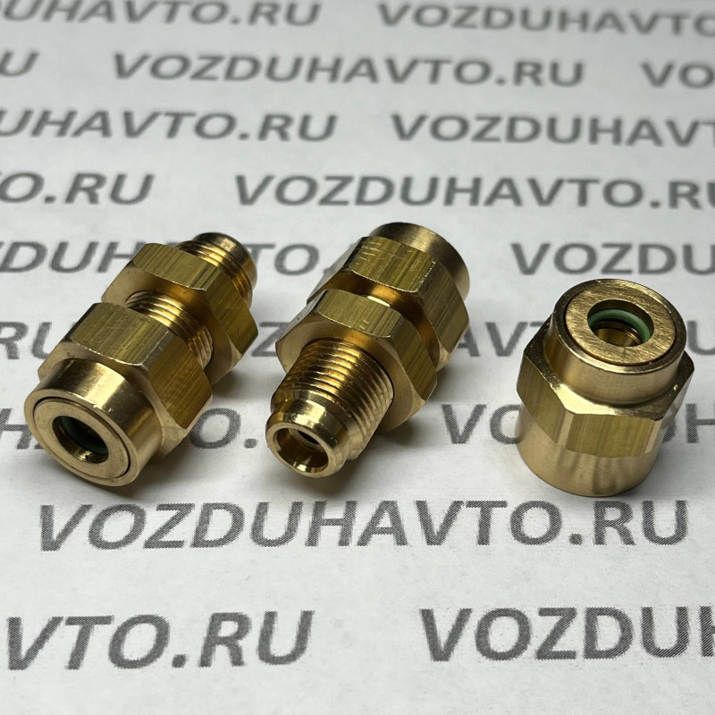 Фитинг прямой 08-М14*1 под трубку Ø8 ТИСКОН (РОССИЯ) (аналог Camozzi 9590)