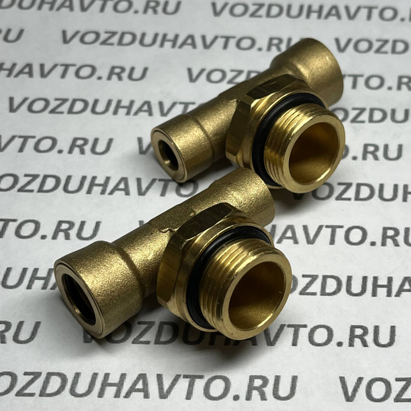 Фитинг тройник 12 -М22 - 8 ТИСКОН (РОССИЯ) (аналог Camozzi 9412)