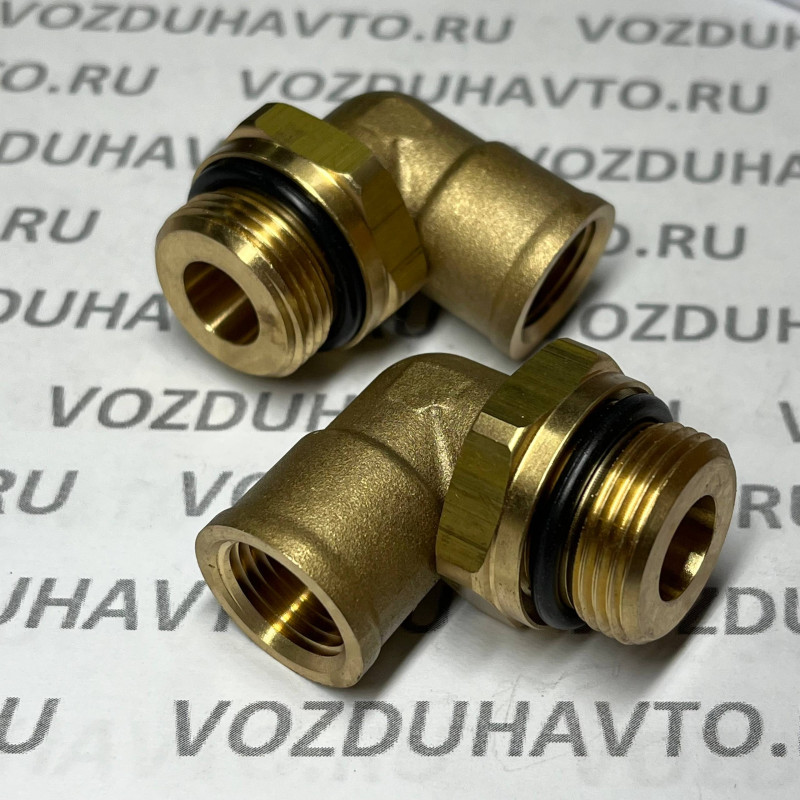 Угольник М22 х М16вн ТИСКОН (РОССИЯ) (аналог Camozzi D2022)