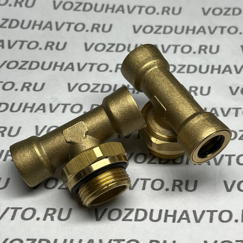 Фитинг тройник 12 -М22 -12 ТИСКОН (РОССИЯ) (аналог Camozzi 9412)