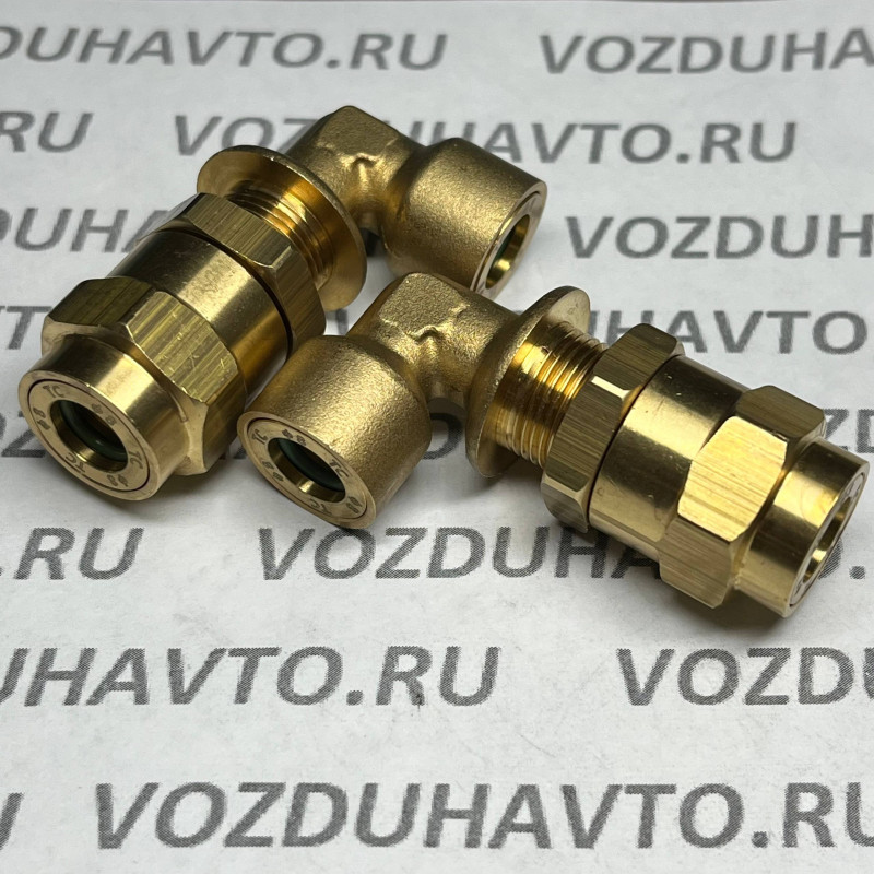 Фитинг угловой 08-М14*1 под трубку Ø8 ТИСКОН (РОССИЯ) (аналог Camozzi 9550)