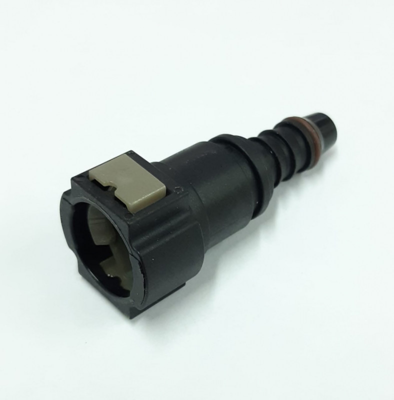 Штуцер топливный D7.89 под трубку 8мм прямой