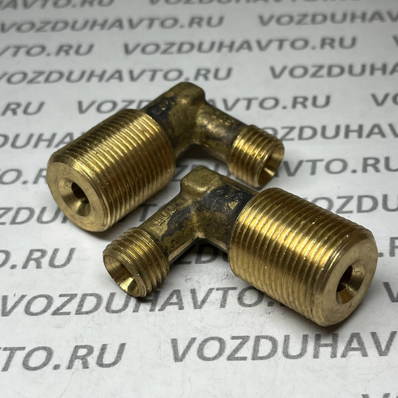 Угольник М22 х М14 (861005) голый