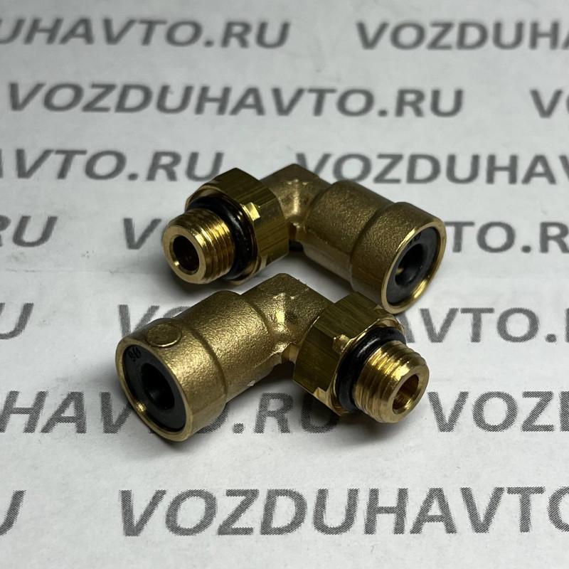 Фитинг угловой 08-М10*1 Camozzi 9502